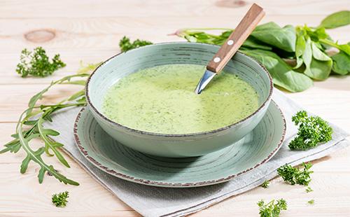 Суп-пюре из зелени